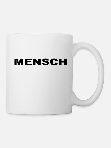Mensch-3 - Tasse - Weiß