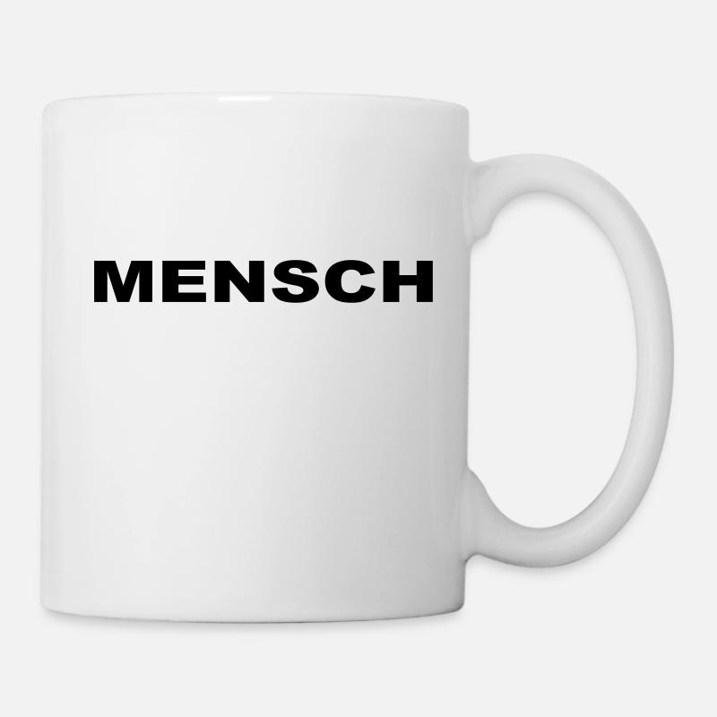 Mensch-3 - Tasse - Weiß