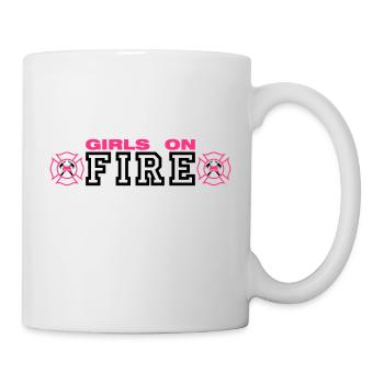 Girls on Fire - Tasse - Weiß - Rechts