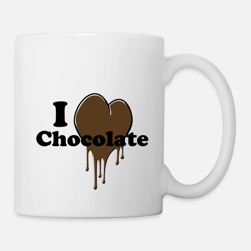 chocolate 1 - Mug - white
