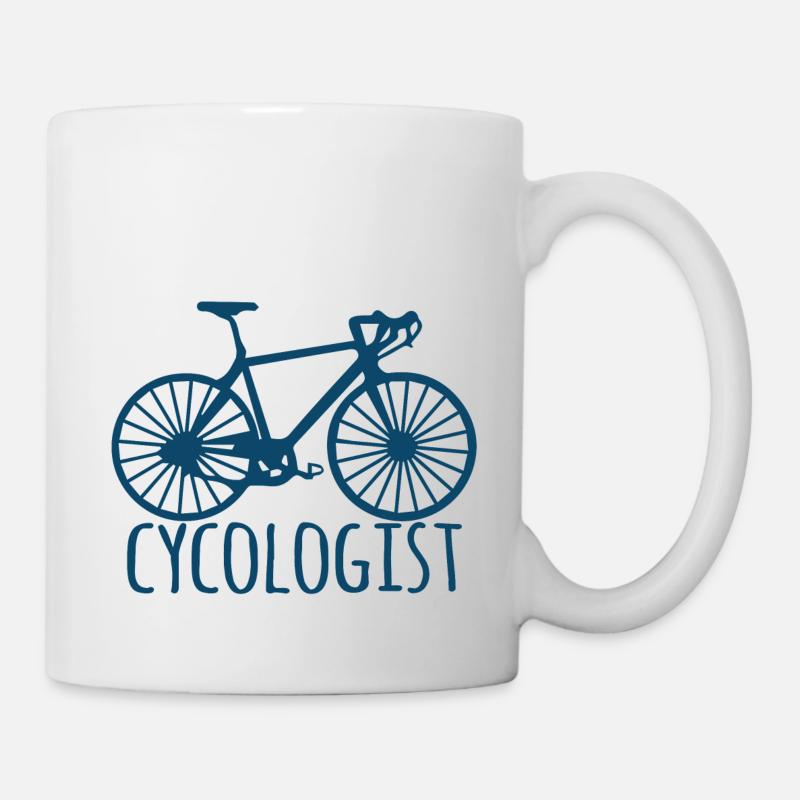 Vélo: CYCOLOGIST - Mug blanc - blanc