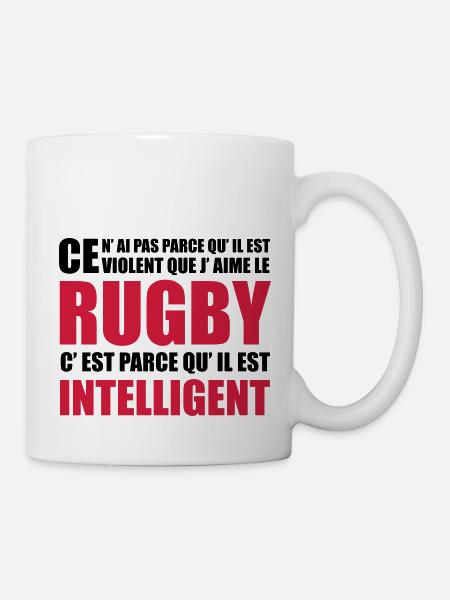 rugby - Mug - white