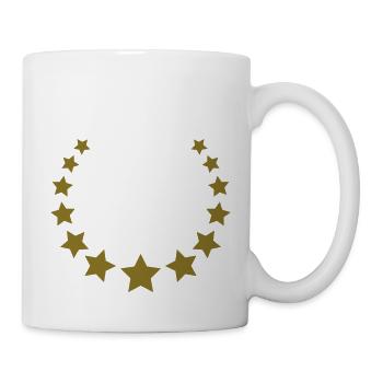 Stern krone crown - Tasse - Weiß - Rechts