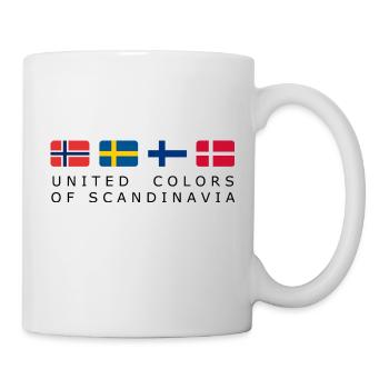 UNITED COLORS OF SCANDINAVIA black-lettered - Mug - white - Right