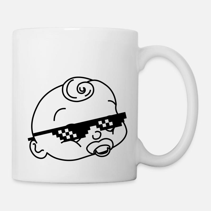 cool baby - Mug blanc - blanc