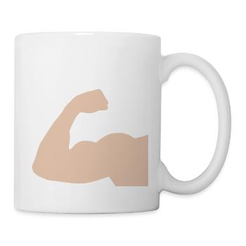 Arm 1 - Tasse - Weiß - Rechts