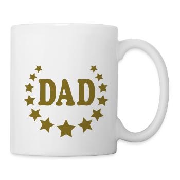 dad_stars - Mug blanc - blanc - Droite