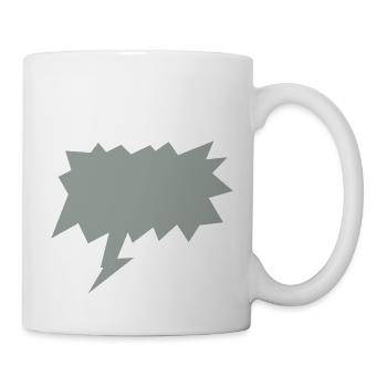 Speech bubble 02 - Mug - white - Right