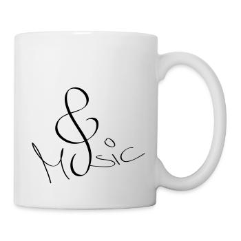 music - Tasse - Weiß - Rechts