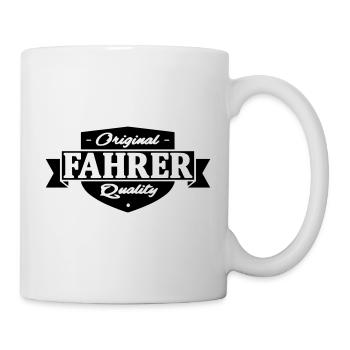 fahrer - Tasse - Weiß - Rechts