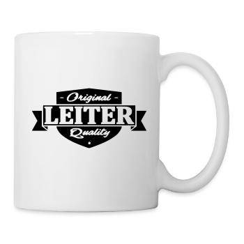 leiter - Tasse - Weiß - Rechts