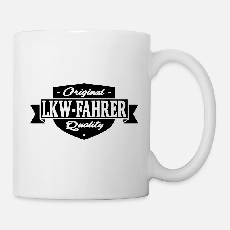LKW fahrer - Tasse - Weiß