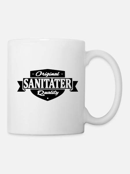 sanitäter - Tasse - Weiß