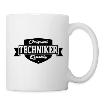 techniker - Tasse - Weiß - Rechts
