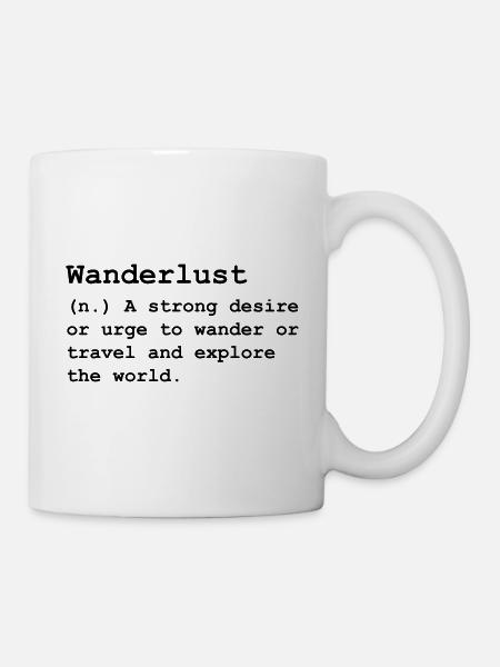 Wanderlust - Mug - white