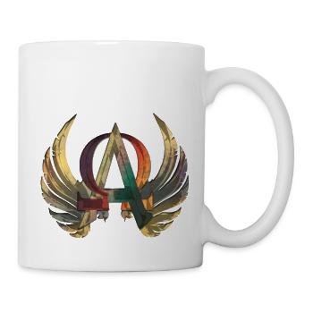 ALPHA & OMEGA ornament - Mug - white - Right