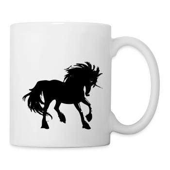 Einhorn - Tasse - Weiß - Rechts