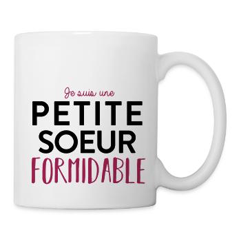 petite soeur formidable - Mug blanc - blanc - Droite