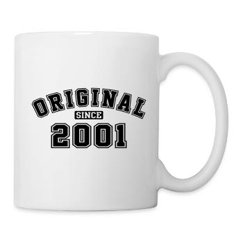 Original Since 2001 College Style - Tasse - Weiß - Rechts