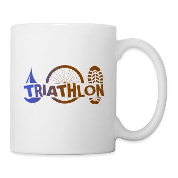 Triathlon Icons - Tasse - Weiß - Rechts