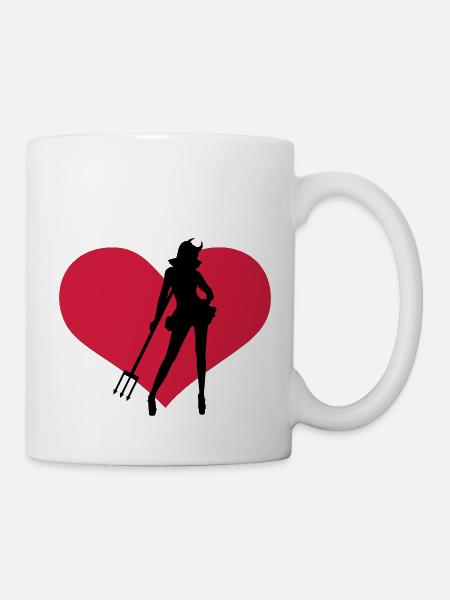 Diable - Mug blanc - blanc