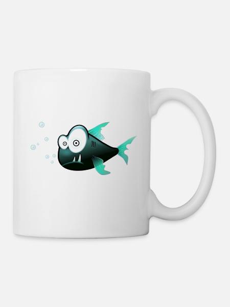 Fisch - Tasse - Weiß