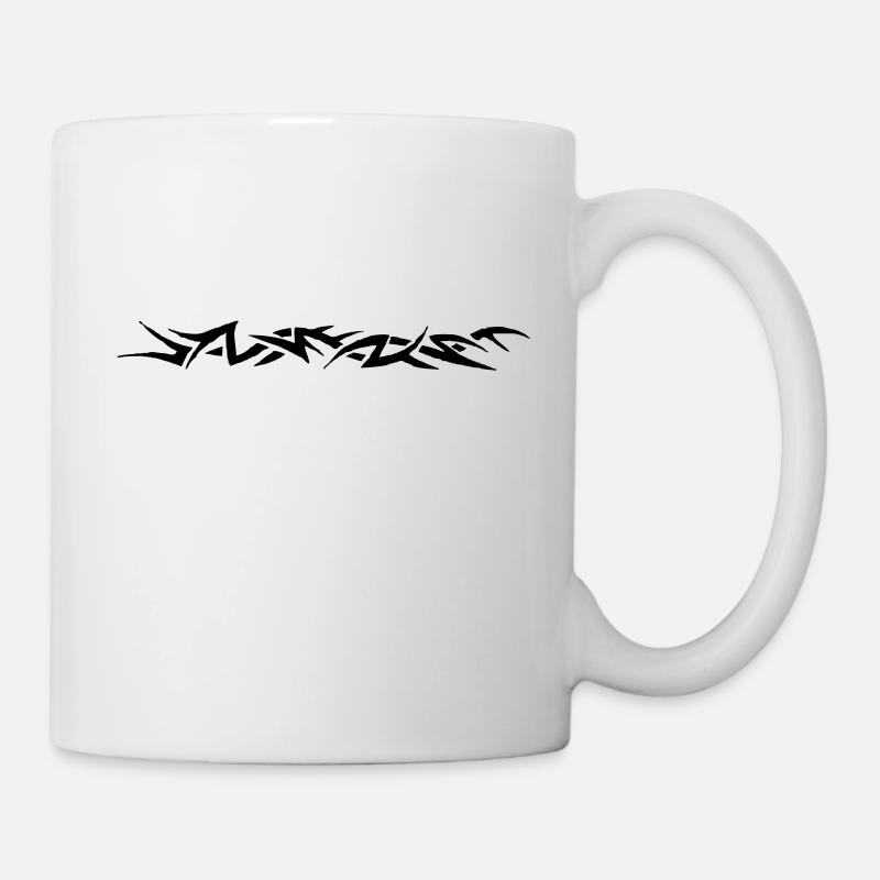 tribal tattoo - Tasse - Weiß