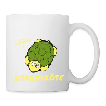 Schuldkröte - Tasse - Weiß - Rechts