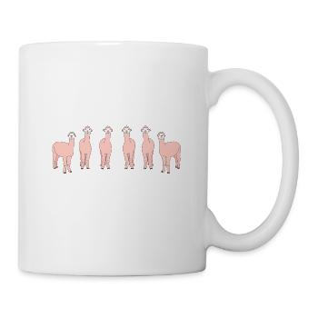 Alpaka-Fotoshooting - Tasse - Weiß - Rechts