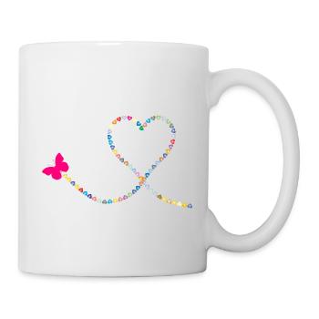 Hearts Hearts Heart I Love You I Love You U19 - Mug - white - Right