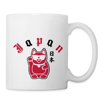 japan cat - Mug blanc - blanc - Droite