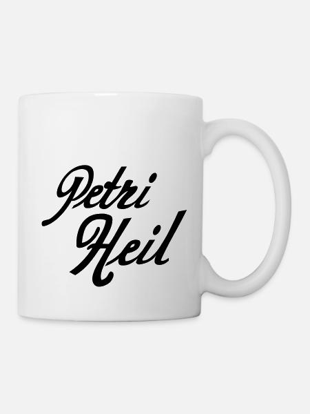 petri_heil_1__f1 - Tasse - Weiß