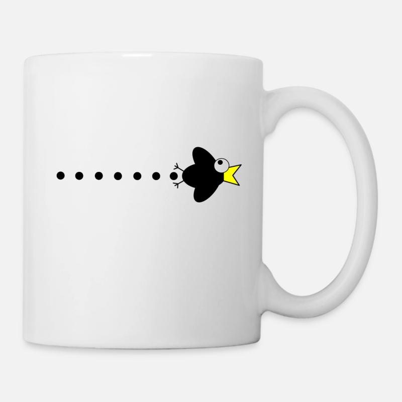 Corbeau manga - Mug blanc - blanc