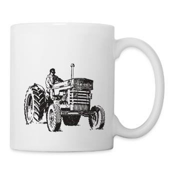 Old tractor - Mug - white - Right