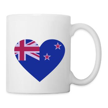 Neuseeland - Tasse - Weiß - Rechts