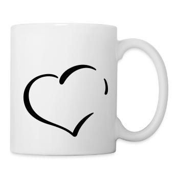 heart - Mug - white - Right