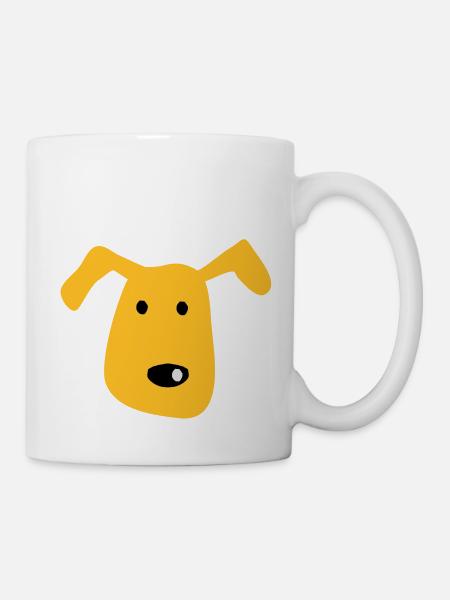 Hund - Tasse - Weiß