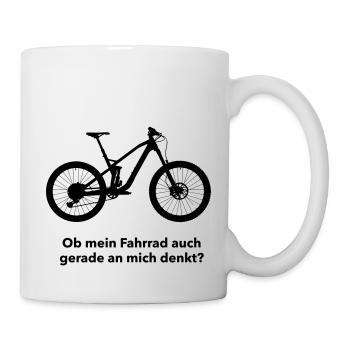 MTB Mountainbike - Tasse - Weiß - Rechts