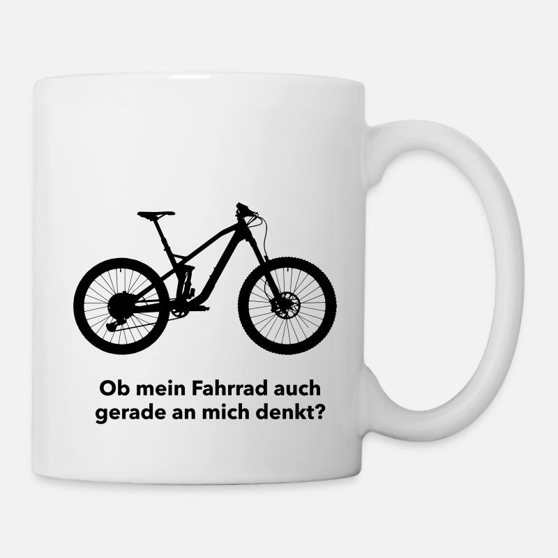 MTB Mountainbike - Tasse - Weiß