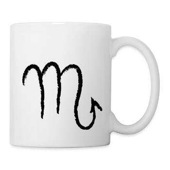 Sternzeichen Skorpion - Scorpio - Tasse - Weiß - Rechts