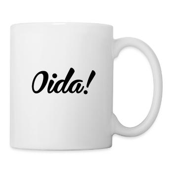 Oida! - Tasse - Weiß - Rechts