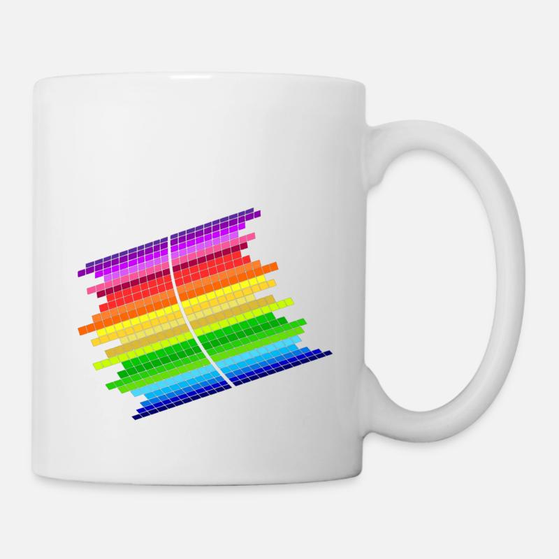 RainBow Equalizer - Mug - white
