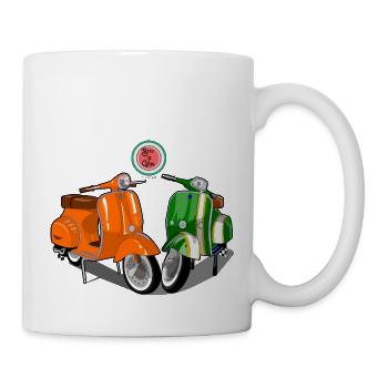 Stile di vita - Mug blanc - blanc - Droite