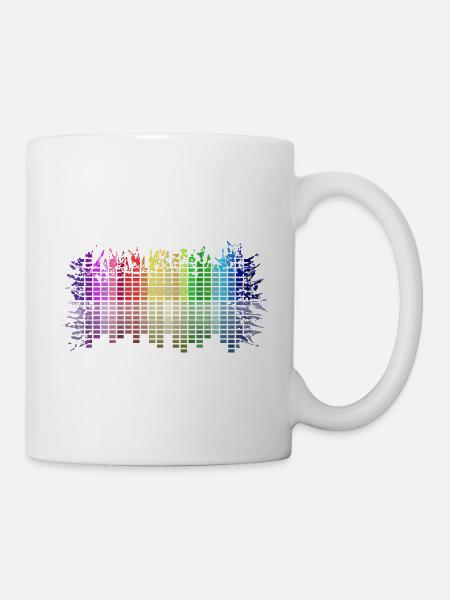 Scatter equalizer - Mug - white