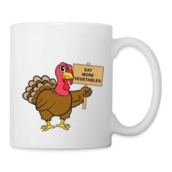 Thanksgiving turkey turkey - Mug - white - Right