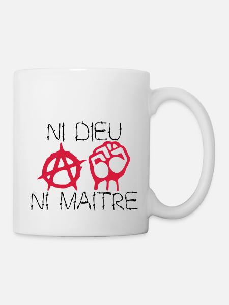 ni dieu ni maitre - Mug blanc - blanc