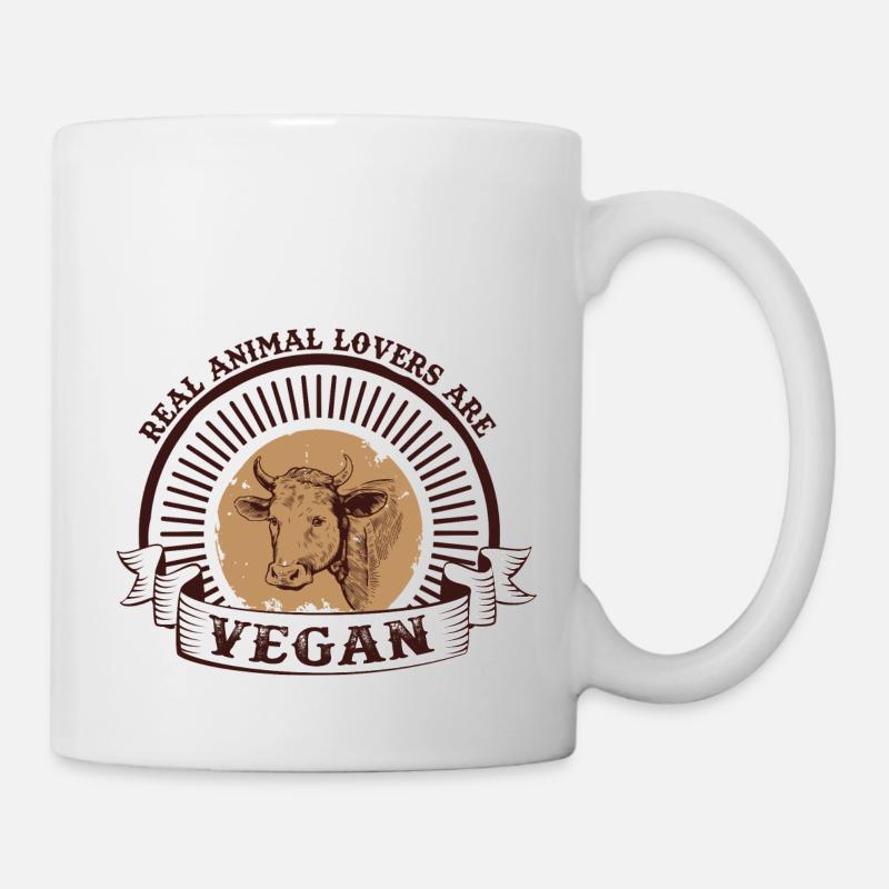 Idée de cadeau de végétarien végétarien - Mug blanc - blanc