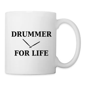 Batteur drumer - Mug blanc - blanc - Droite