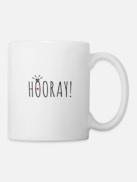 Hooray! hen - Mug - white