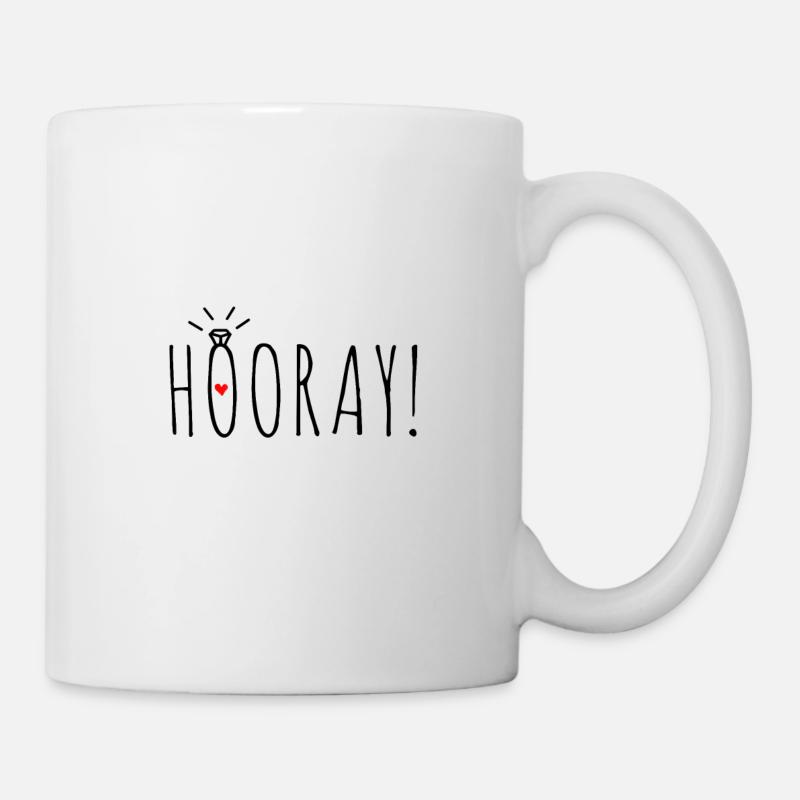 Hooray! Junggesellinnenabschied - Tasse - Weiß